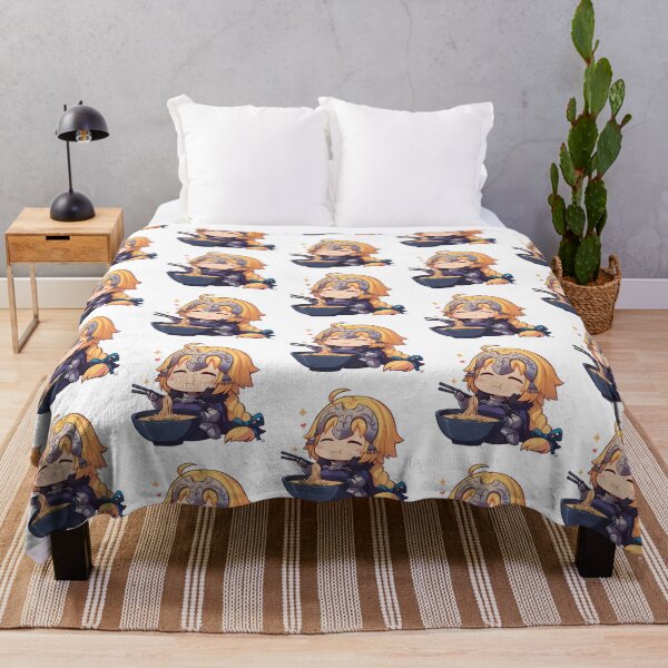 Item preview, Jeanne dArc Fate Grand Order Kawaii Ramen Chibi Knight Smile designed and sold by mildaclairmo.