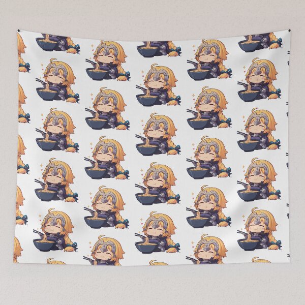 Item preview, Jeanne dArc Fate Grand Order Kawaii Ramen Chibi Knight Smile designed and sold by mildaclairmo.