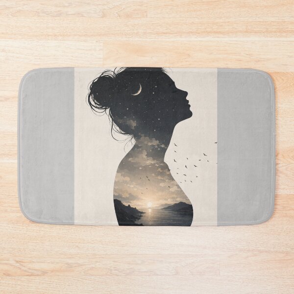 Item preview, Inner Universe – Cosmic Soul Double Exposure Art designed and sold by NomadUSArt.