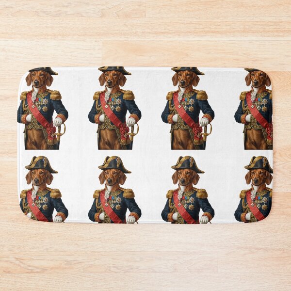 Item preview, Napoleon Bonabark Dachshund Emperor Historical Portrait designed and sold by PictoVibe.