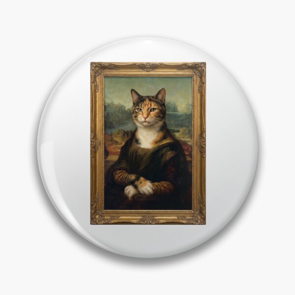 Item preview, Meowna Lisa Calico Cat Renaissance Art Portrait designed and sold by PictoVibe.