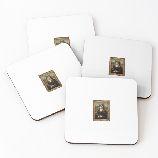 Item preview, Meowna Lisa Calico Cat Renaissance Art Portrait designed and sold by PictoVibe.