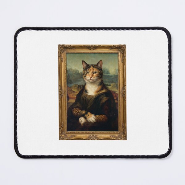 Item preview, Meowna Lisa Calico Cat Renaissance Art Portrait designed and sold by PictoVibe.
