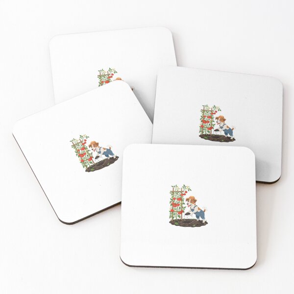 Item preview, Jack Russell Terrier Gardening Tomato Plant Cute designed and sold by PictoVibe.