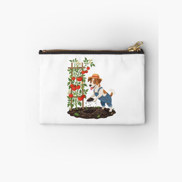 Item preview, Jack Russell Terrier Gardening Tomato Plant Cute designed and sold by PictoVibe.