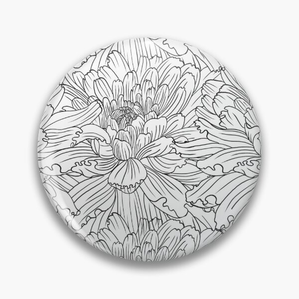 Item preview, Drawing line flowers seamless designed and sold by Lardee.