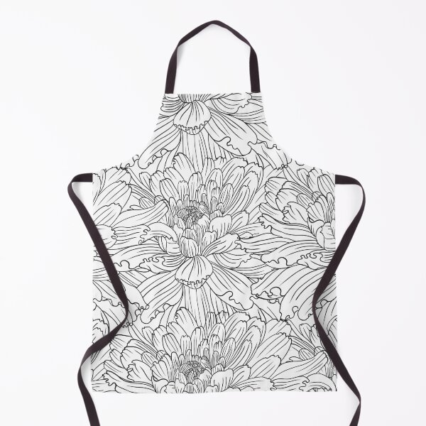 Item preview, Drawing line flowers seamless designed and sold by Lardee.