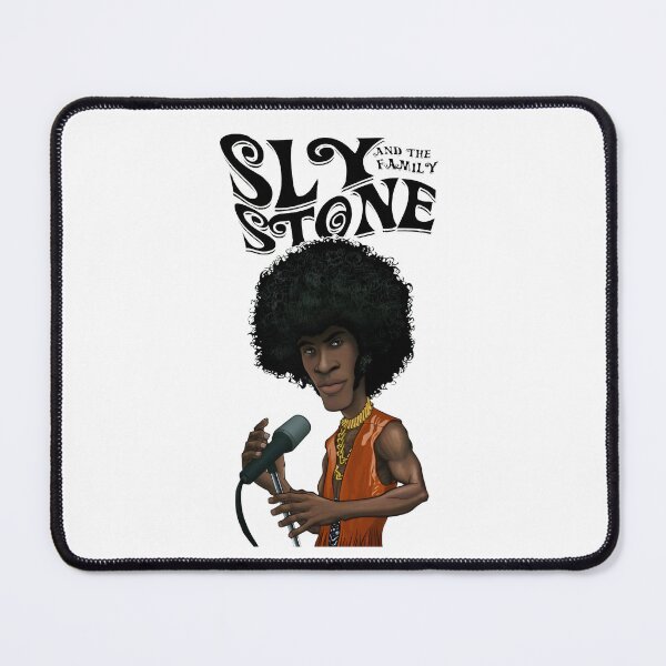 Item preview, Sly And The Family Stone Retro Caricature designed and sold by MindrootEchoart.