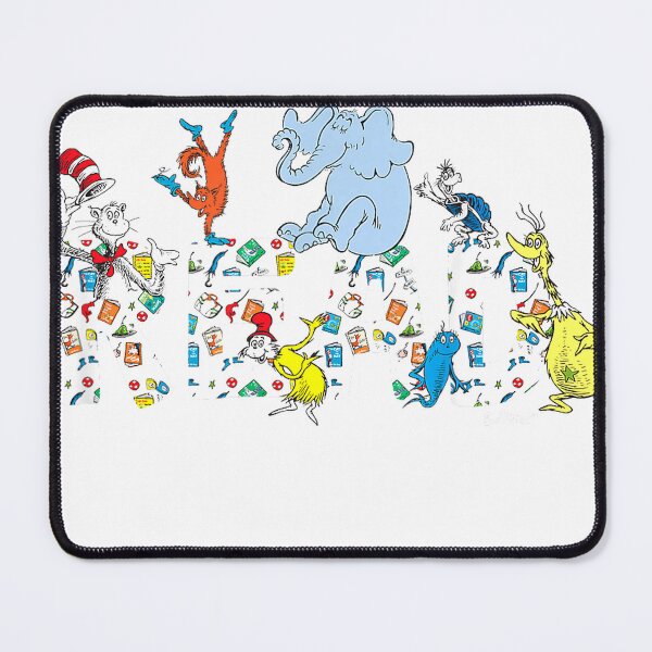 Item preview, Dr. Seuss Characters Read Design for Youth and Adult T-Shirt designed and sold by gidget-gadget.