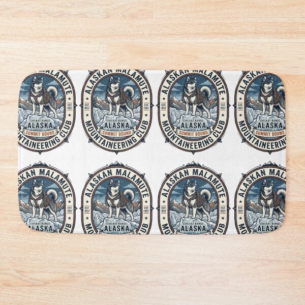 Item preview, Alaskan Malamute Mountaineering Club Ice Climbing Snow designed and sold by PictoVibe.