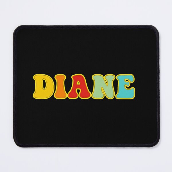 Item preview, ❤️ Diane Personalized Name Wavy Retro Shirt, Coffee Mug, Sticker Gift designed and sold by HelixPedia.