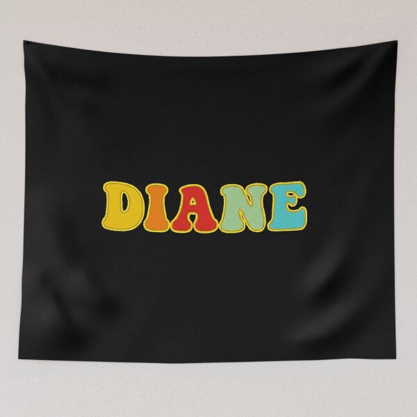 Item preview, ❤️ Diane Personalized Name Wavy Retro Shirt, Coffee Mug, Sticker Gift designed and sold by HelixPedia.