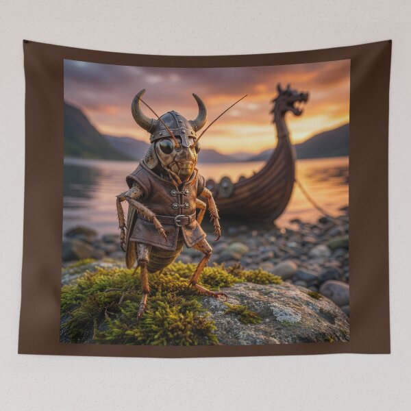Item preview, Cricket Viking Is a Scourge Unto These Shores designed and sold by Tridentulus.