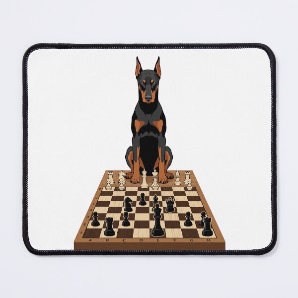 Item preview, Doberman Pinscher Chess Grandmaster Strategy Board Game designed and sold by PictoVibe.
