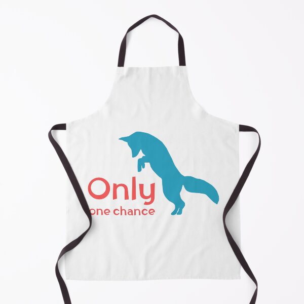 Item preview, Only One Chance Teal Fox Inspirational Quote Art designed and sold by rich-moda.