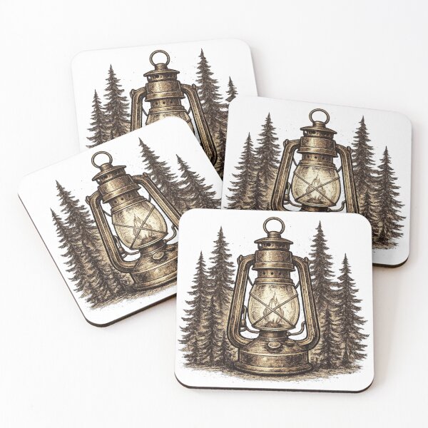 Item preview, Lantern in the Woods designed and sold by KrungiT Design .