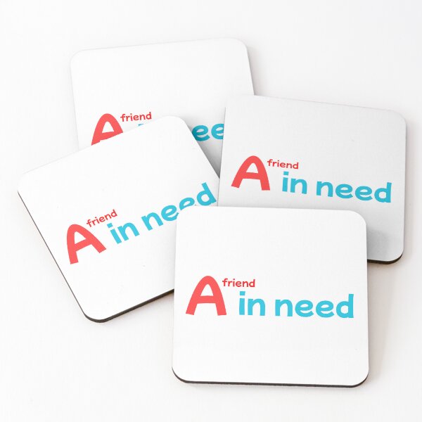 Item preview, A Friend In Need Is A Friend Indeed Typography Quote designed and sold by rich-moda.