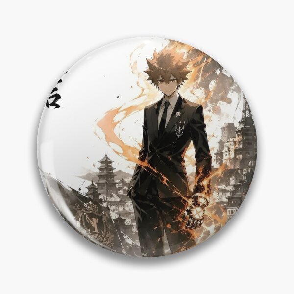 Item preview, Tsunayoshi Sawada Anime Art | Katekyo Hitman Reborn Flame Warrior | Vongola Boss Design designed and sold by Dyan4.