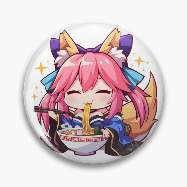 Item preview, Tamamo no Mae Caster Fate Grand Order Sparkly Kawaii Ramen designed and sold by mildaclairmo.