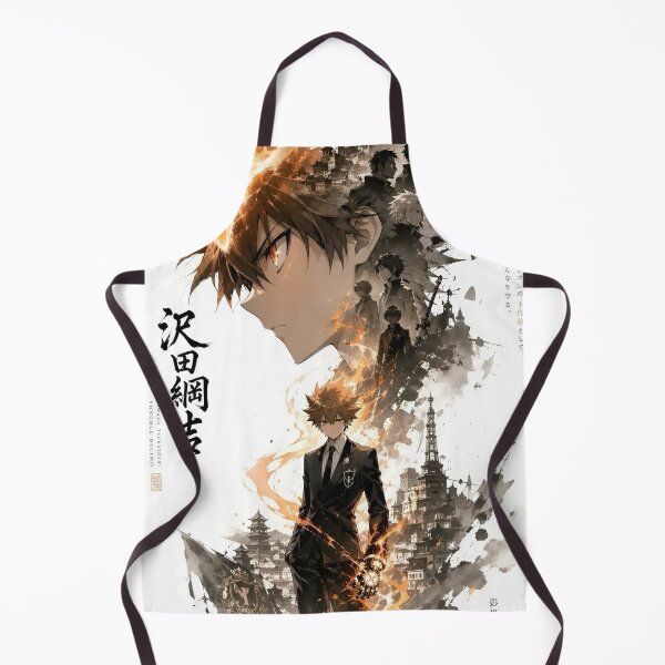 Item preview, Tsunayoshi Sawada Anime Art | Katekyo Hitman Reborn Flame Warrior | Vongola Boss Design designed and sold by Dyan4.