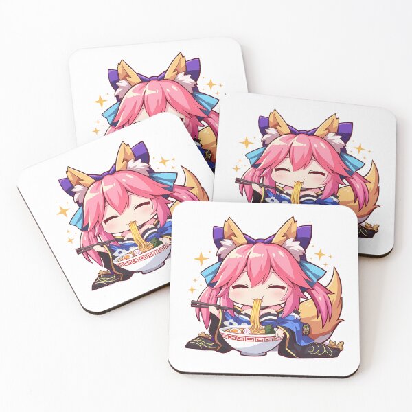 Item preview, Tamamo no Mae Caster Fate Grand Order Sparkly Kawaii Ramen designed and sold by mildaclairmo.