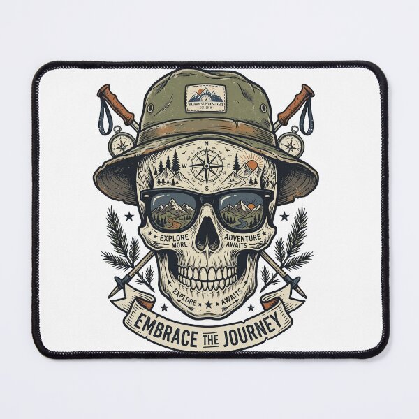 Item preview, Embrace the Journey Skull designed and sold by misbahsiro.