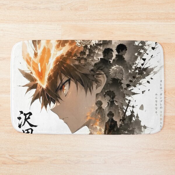 Item preview, Tsunayoshi Sawada Anime Art | Katekyo Hitman Reborn Flame Warrior | Vongola Boss Design designed and sold by Dyan4.