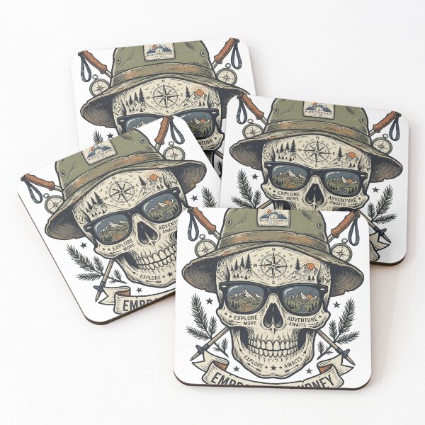 Item preview, Embrace the Journey Skull designed and sold by misbahsiro.