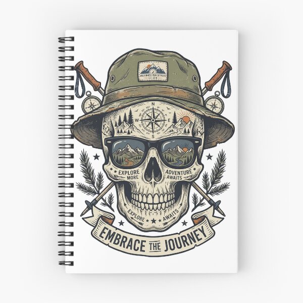 Item preview, Embrace the Journey Skull designed and sold by misbahsiro.
