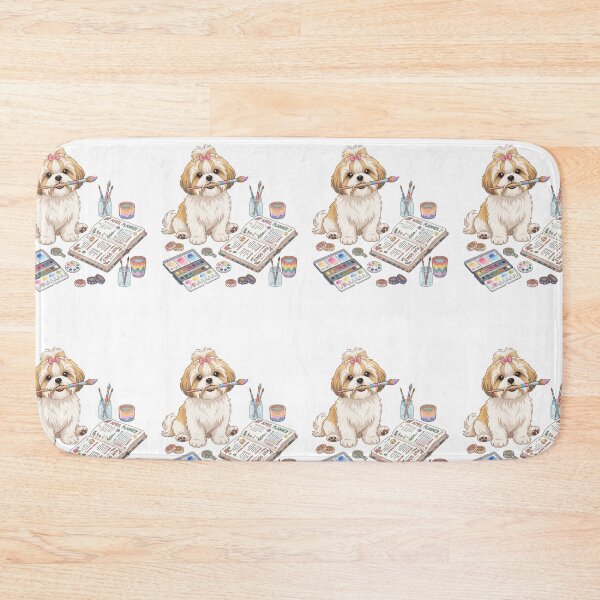 Item preview, Shih Tzu Watercolor Paint Artist Bullet Journaling designed and sold by PictoVibe.