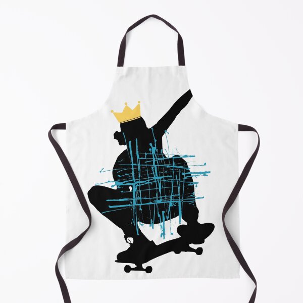 Item preview, Skater Silhouette with Gold Crown Streetwear Art designed and sold by rich-moda.