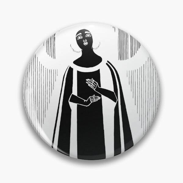 Item preview, Women Black Art Minimalistic Vintage Design Drawing Decor (De muziek) designed and sold by LockeL.