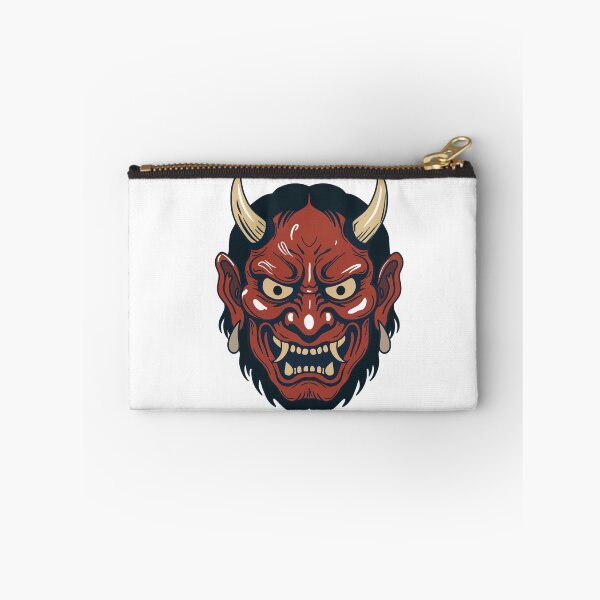 Item preview, Japanese Oni Demon Mask Tattoo Illustration designed and sold by Senana-Banana.