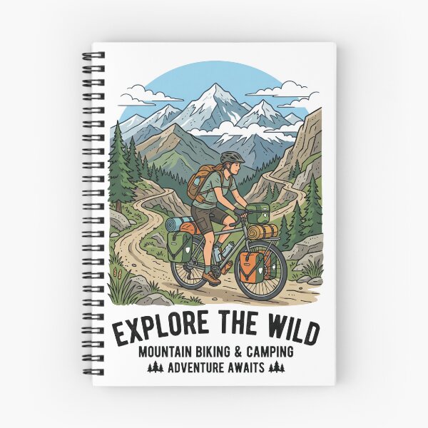 Item preview, Mountain Biking Bikepacking designed and sold by misbahsiro.