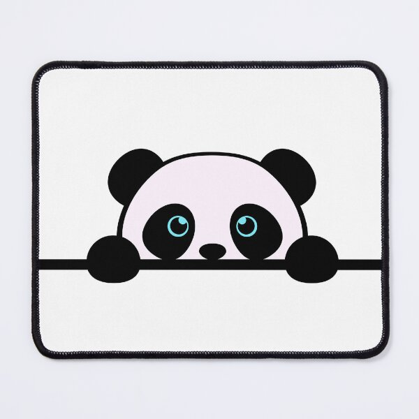 Item preview, Cute Peekaboo Panda Blue Eyes Minimalist Art designed and sold by rich-moda.