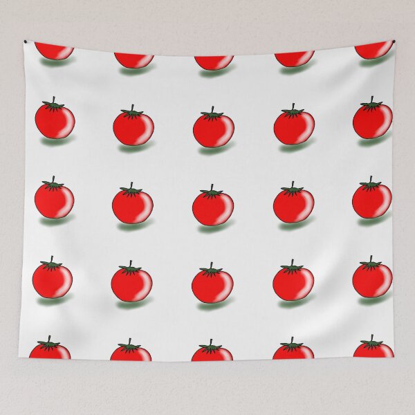 Item preview, Cute Red Tomato Seamless Pattern designed and sold by Ployphaiphai .
