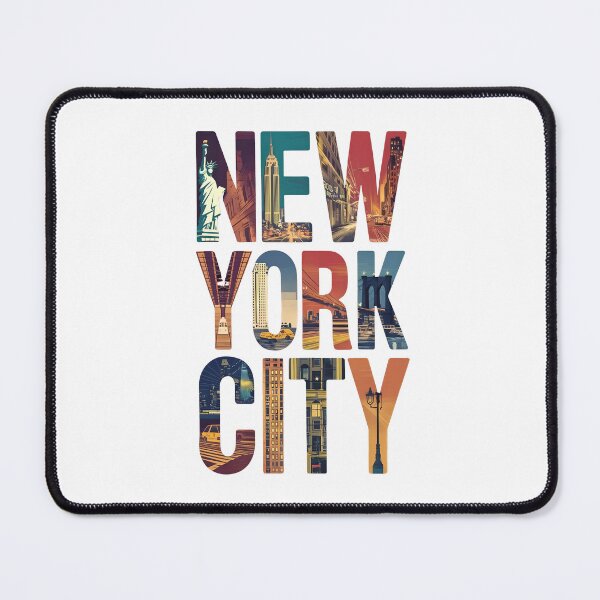 Item preview, Vintage New York City Typography Art designed and sold by ArunDandiboina.