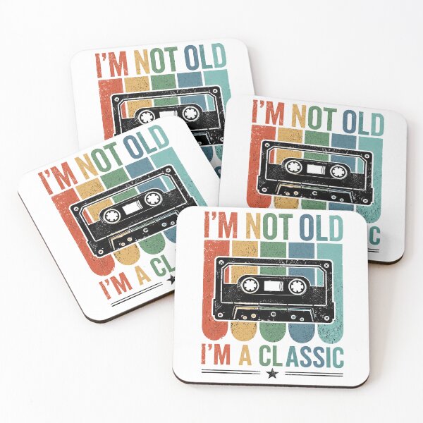 Item preview, I'm Not Old I'm A Classic Vintage Cassette Tape designed and sold by QuiteOrbit.