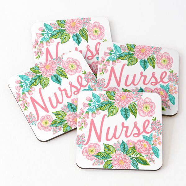 Item preview, Nurse Floral | Cute Preppy Nurse Appreciation Design designed and sold by ThePreppyArtist.