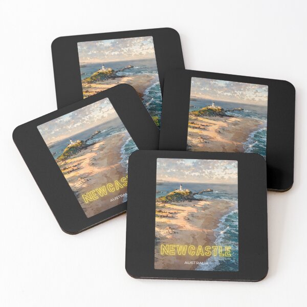 Item preview, Nobbys Lighthouse Newcastle Harbour Beach - Australia Souvenir designed and sold by twentytwo ART souvenir designs.