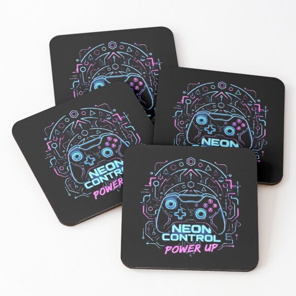 Item preview, Electric Neon Controller - Futuristic Gaming Enthusiast Apparel Print designed and sold by printozaShop⭐️⭐️⭐️⭐️.