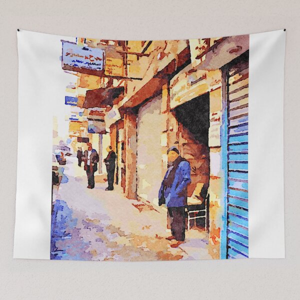 Item preview, Man out of the shop on a street in Aleppo designed and sold by Giuseppe Cocco.