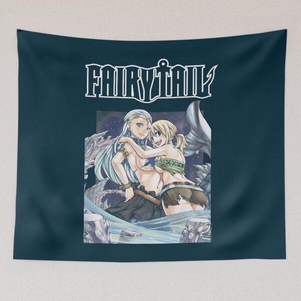Item preview, Fairy Tail Mermaid Illustration With Logo Fantasy Anime   designed and sold by KanteMcHexan.