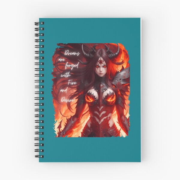 Item preview, Fiery Demon Warrior Anime In Hellfire  designed and sold by KanteMcHexan.