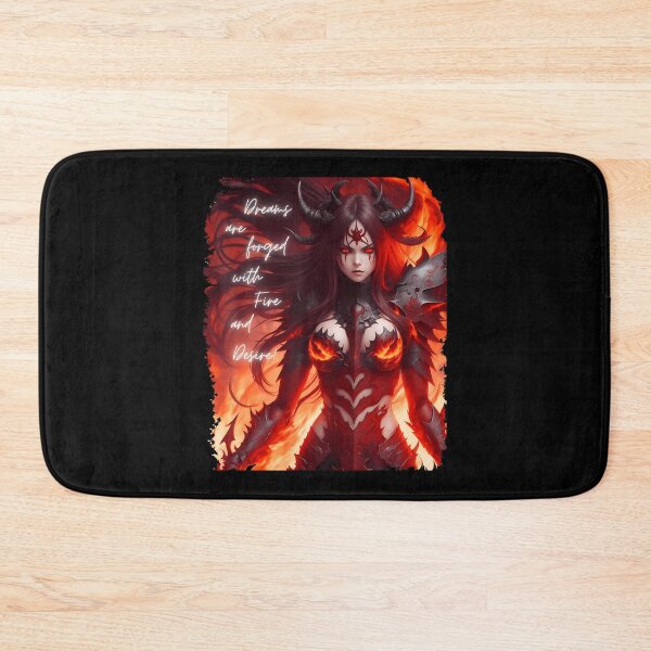 Item preview, Fiery Demon Warrior Anime In Hellfire  designed and sold by KanteMcHexan.