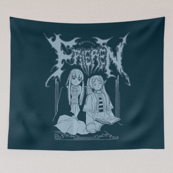 Item preview, Frieren Heavy Metal Logo Frieren And Fern Fantasy Anime   designed and sold by KanteMcHexan.