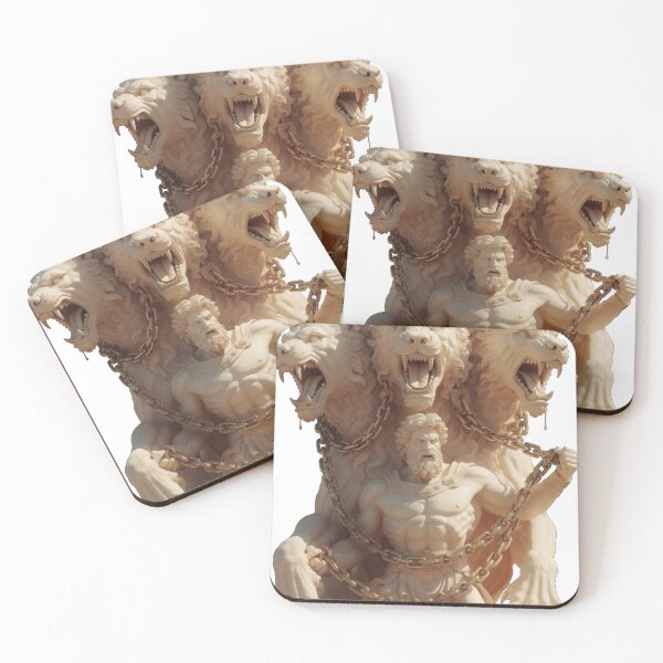Item preview, Hercules and Cerberus - Greek Hero vs. Hound of Hell designed and sold by Bluesax.