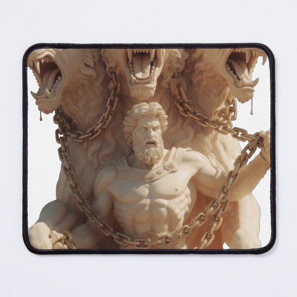 Item preview, Hercules and Cerberus - Greek Hero vs. Hound of Hell designed and sold by Bluesax.