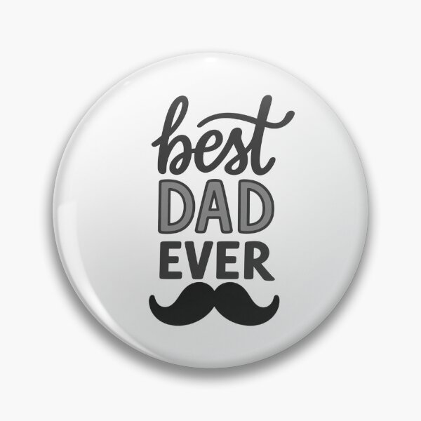 Item preview, Best Dad Ever with Black/White/Gray Mustache III designed and sold by jeweleddesigns.