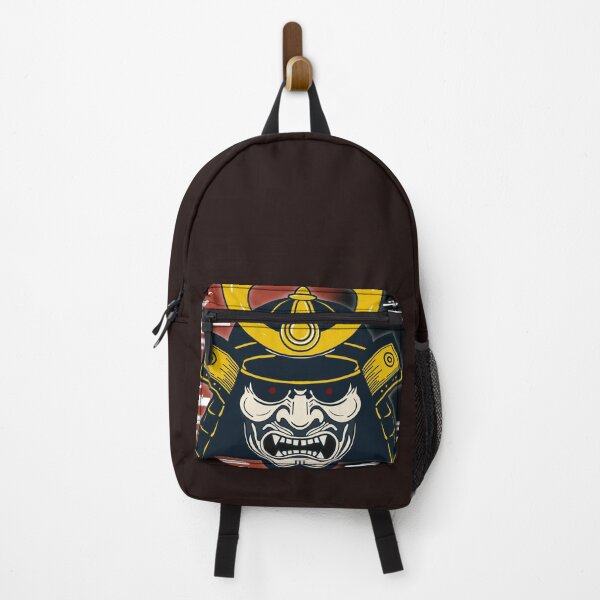 Item preview, Japanese Samurai Helmet and Mask Illustration designed and sold by Senana-Banana.